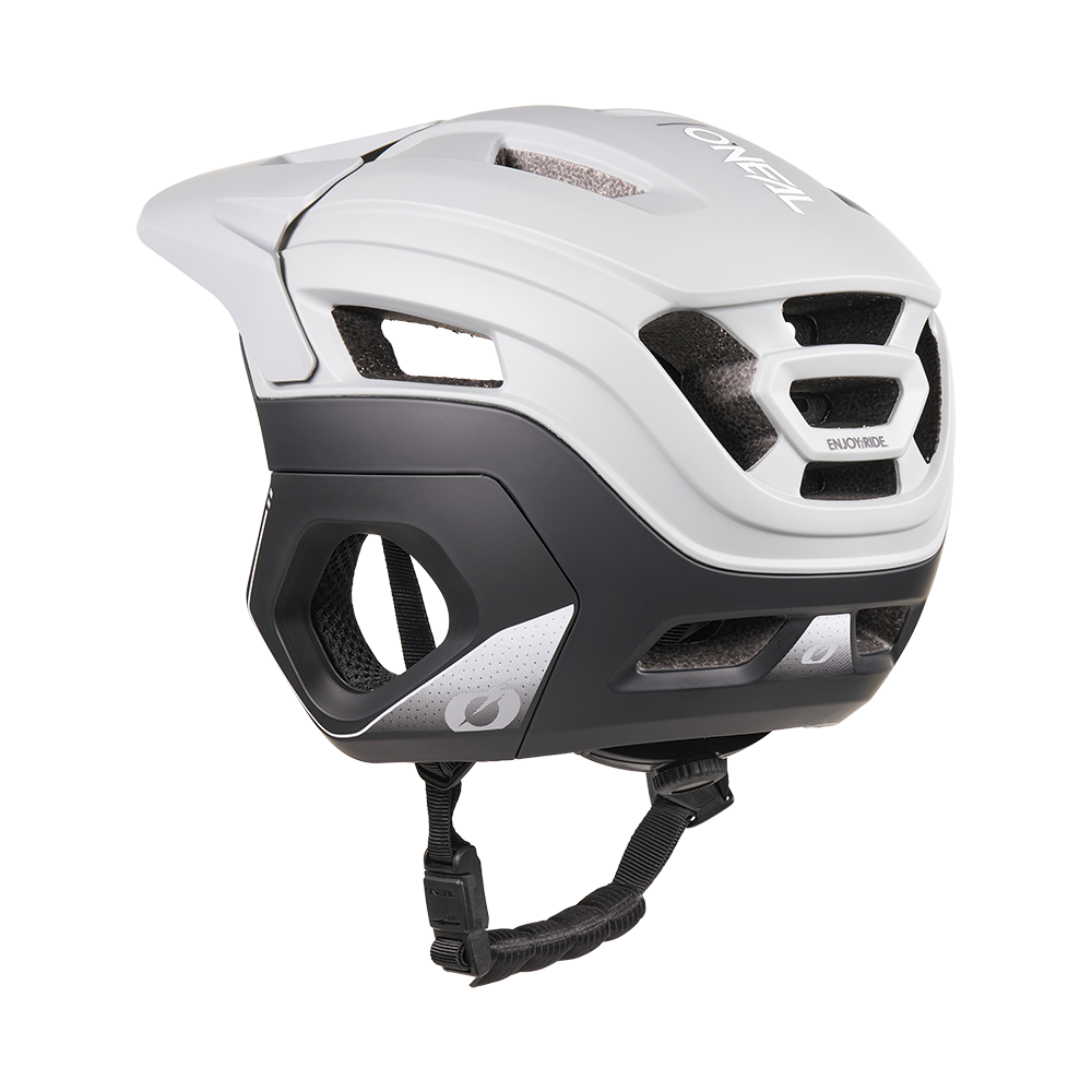 O'NEAL TRAPPER EVO SOLID MTB-Helm Schwarz/Grau