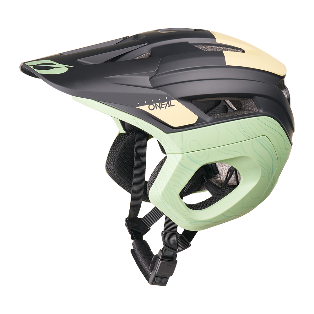 O'NEAL TRAPPER EVO TOPO Mountainbike-Helm Schwarz/Sand/Mint