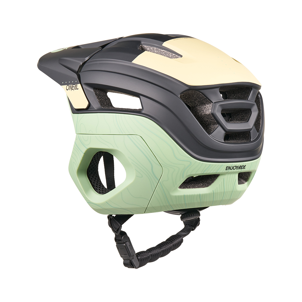 O'NEAL TRAPPER EVO TOPO Mountainbike-Helm Schwarz/Sand/Mint