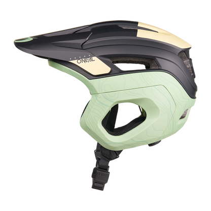 MTB-Helm O'NEAL TRAPPER EVO TOPO Schwarz/Sand/Mint