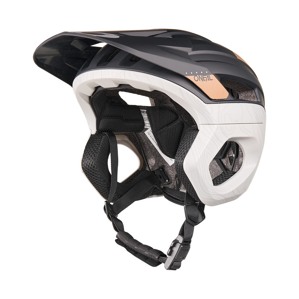 O'NEAL TRAPPER EVO SOLID MTB-Helm Schwarz/Braun/Grau