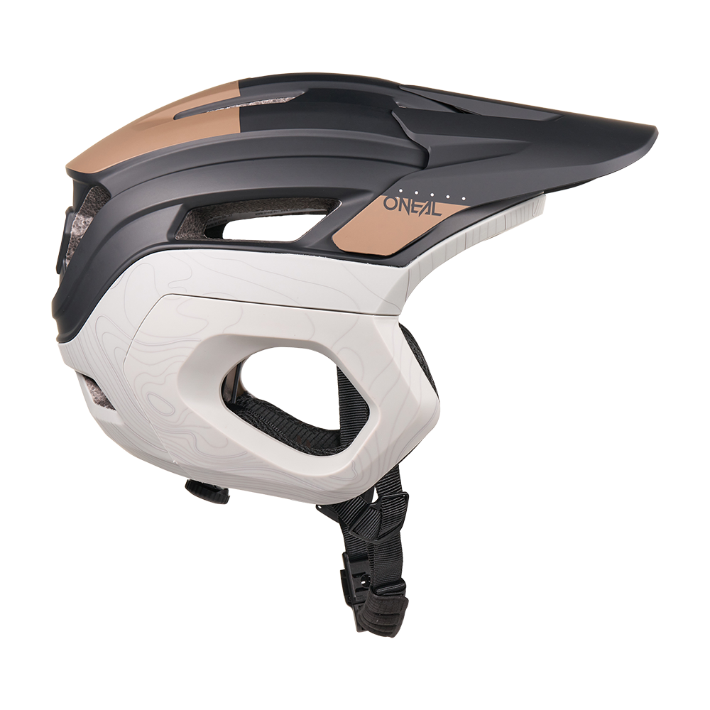 O'NEAL TRAPPER EVO SOLID MTB-Helm Schwarz/Braun/Grau