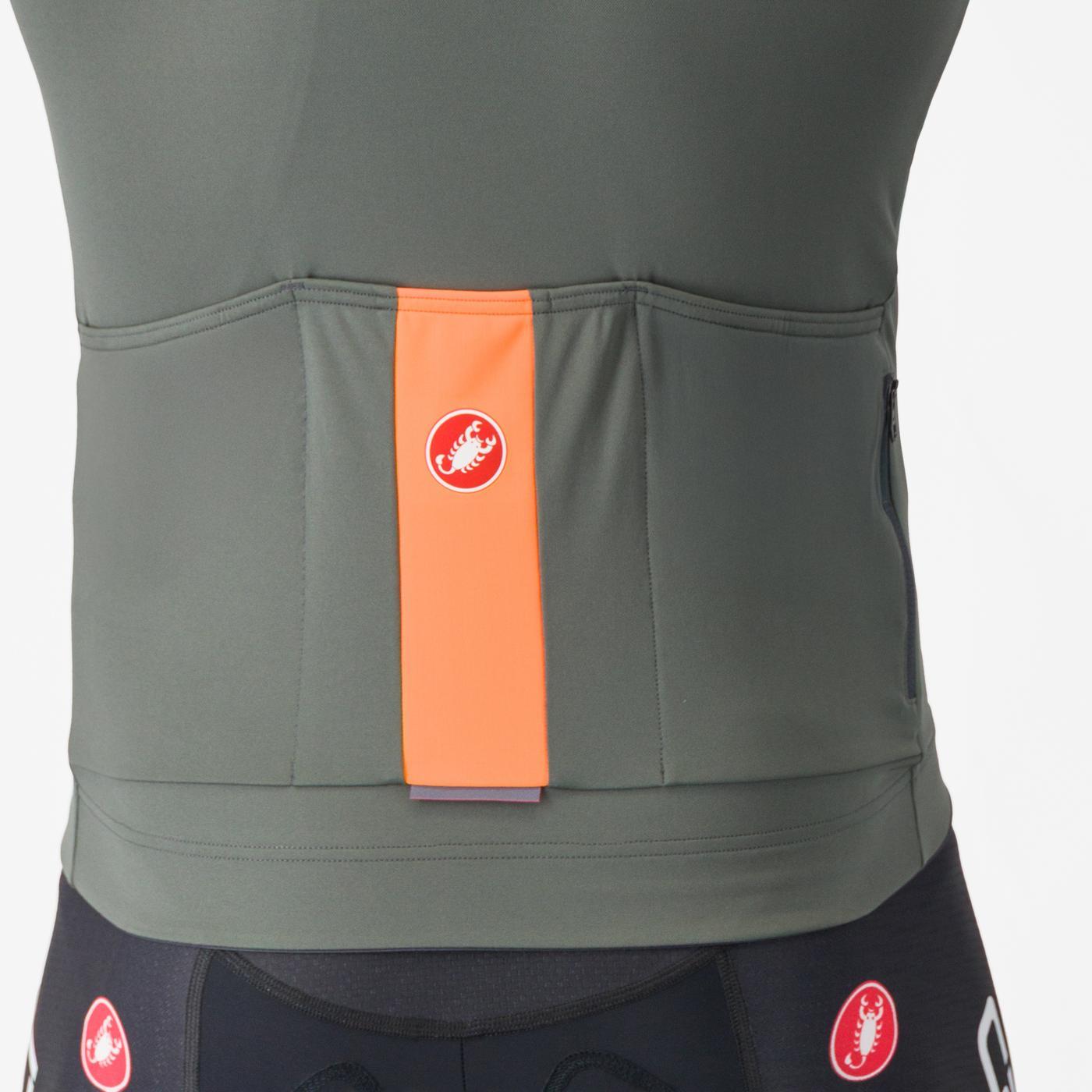 CASTELLI PROLOGO LITE Trikot Kurzarm Grau/Orange