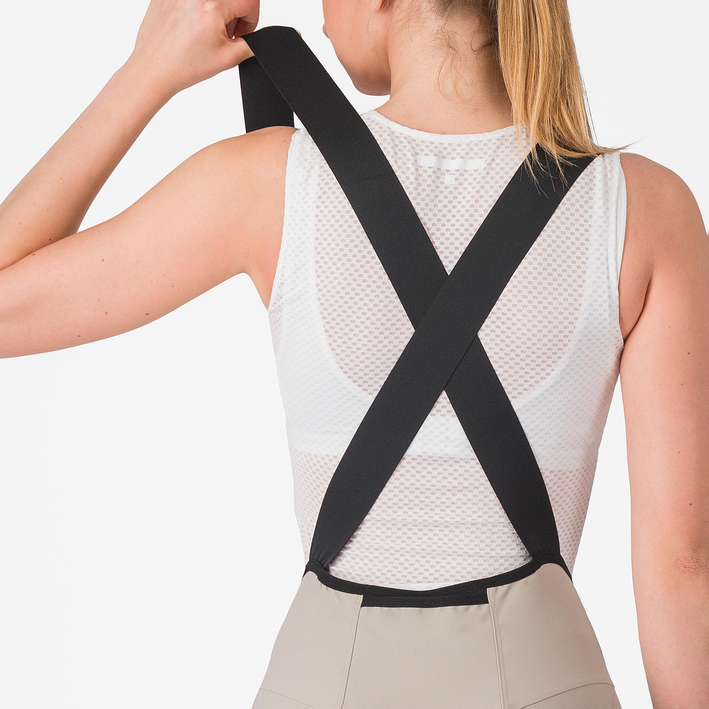CASTELLI ESPRESSO W DT Frauen Beige Kurze Trägerhose