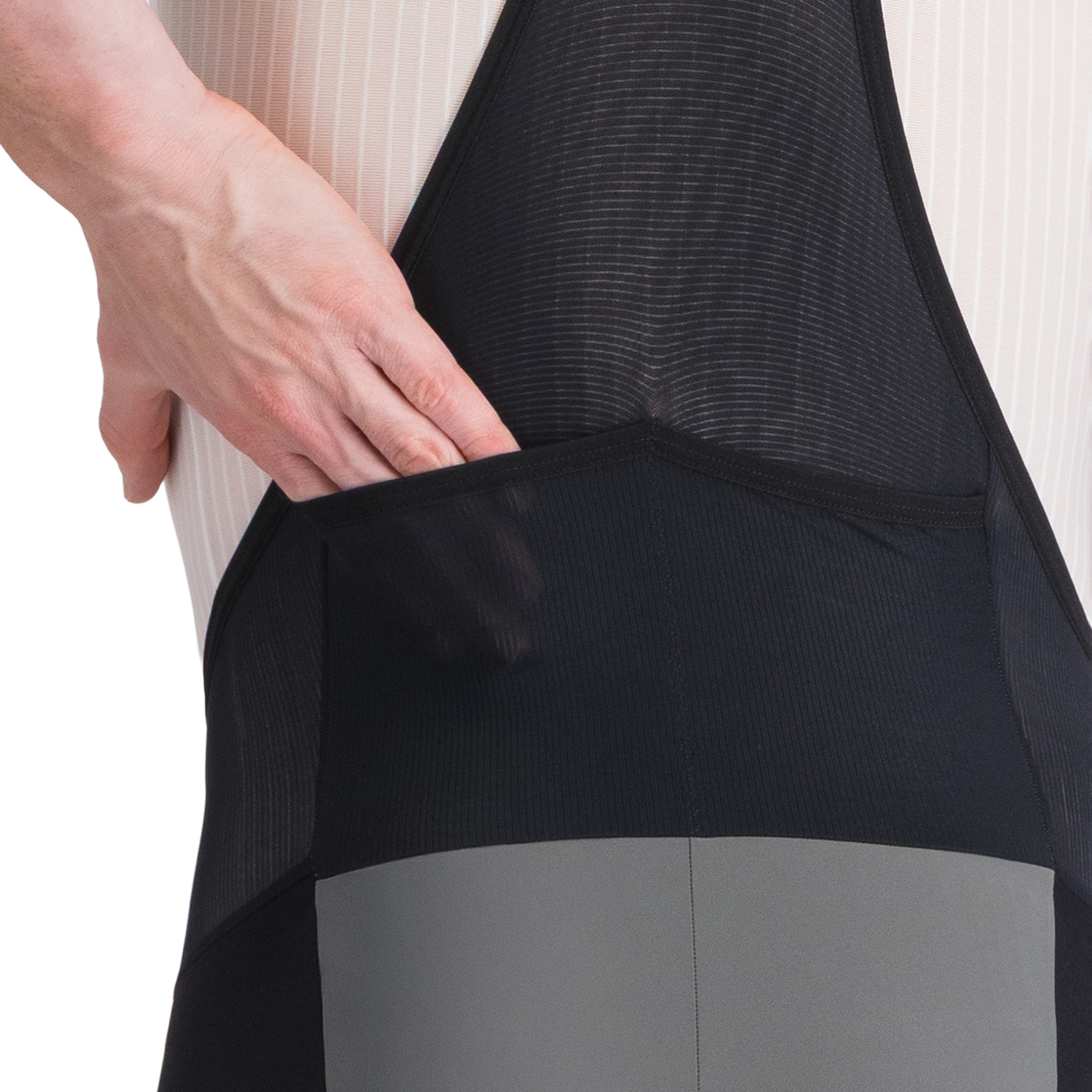 SPORTFUL SUPERGIARA 2 Kurze Trägerhose Grau/Schwarz