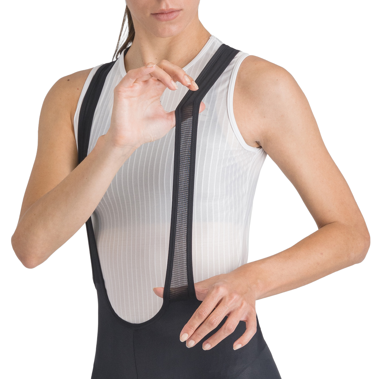 SPORTFUL PULSE Damen Kurze Trägerhose Schwarz