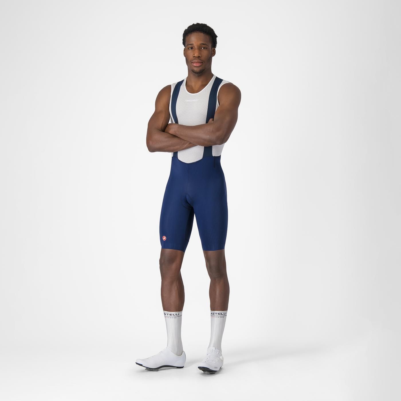 CASTELLI FREE AERO RACE Kurze Trägerhose S Marine