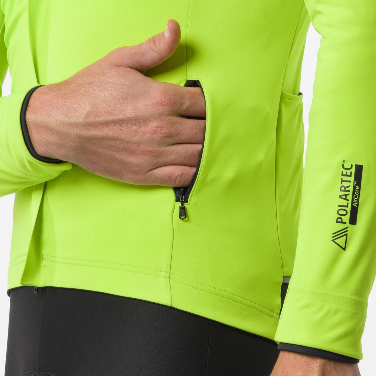 Jacke CASTELLI ALPHA 150 ELECTRIC Gelb/Schwarz