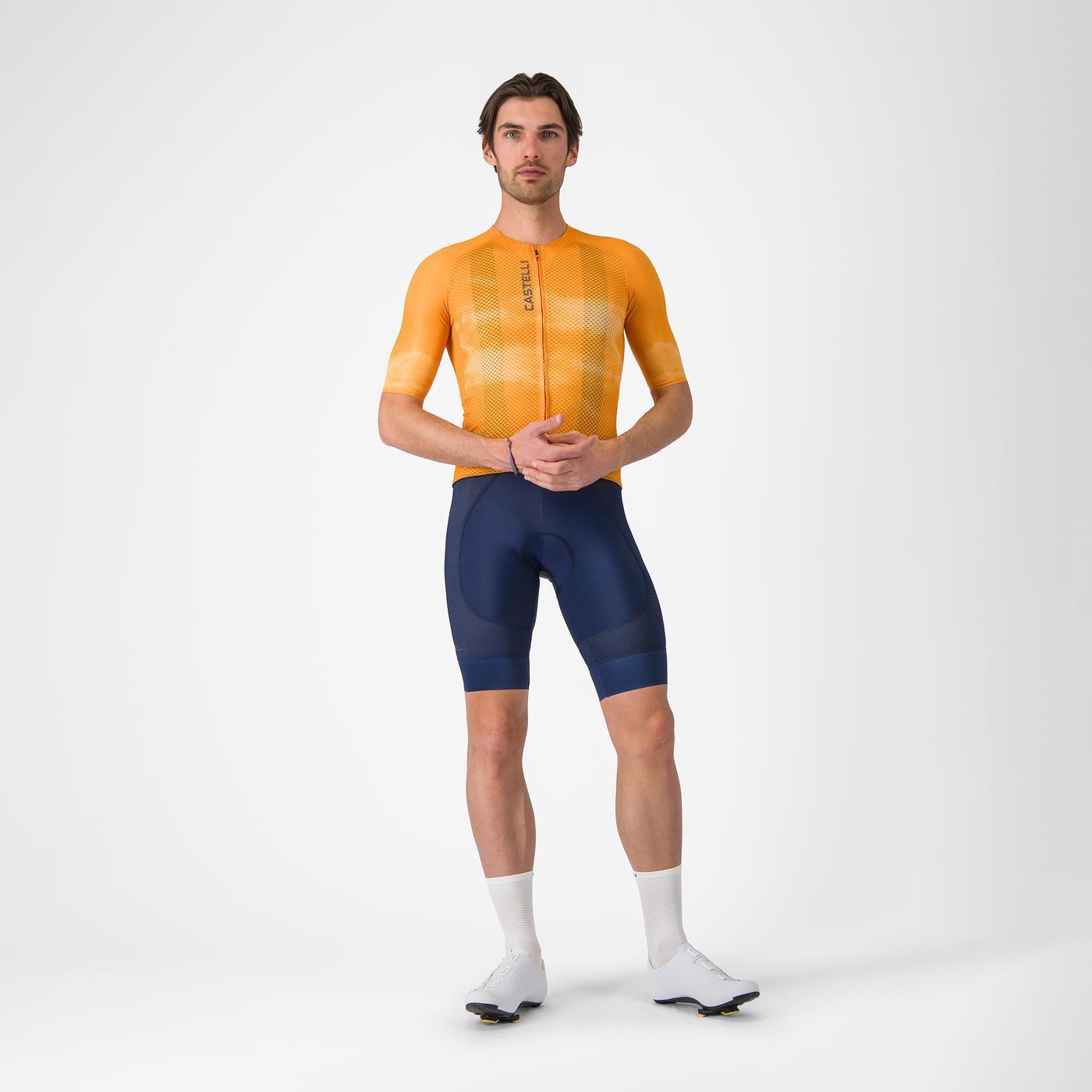 Trikot CASTELLI CLIMBER'S A/C Kurzarm Orange