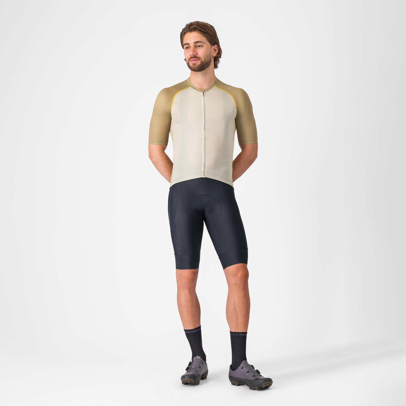 CASTELLI UNLIMITED ENDURANCE 3 JERSEY Trikot Beige/Kaki
