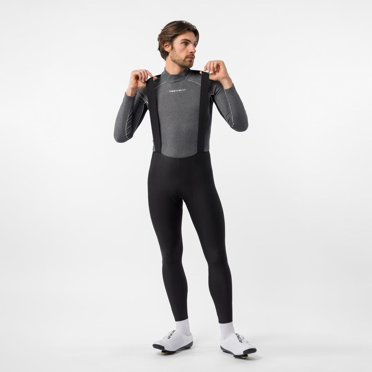 Lange Trägerhose CASTELLI SORPASSO PRO Schwarz