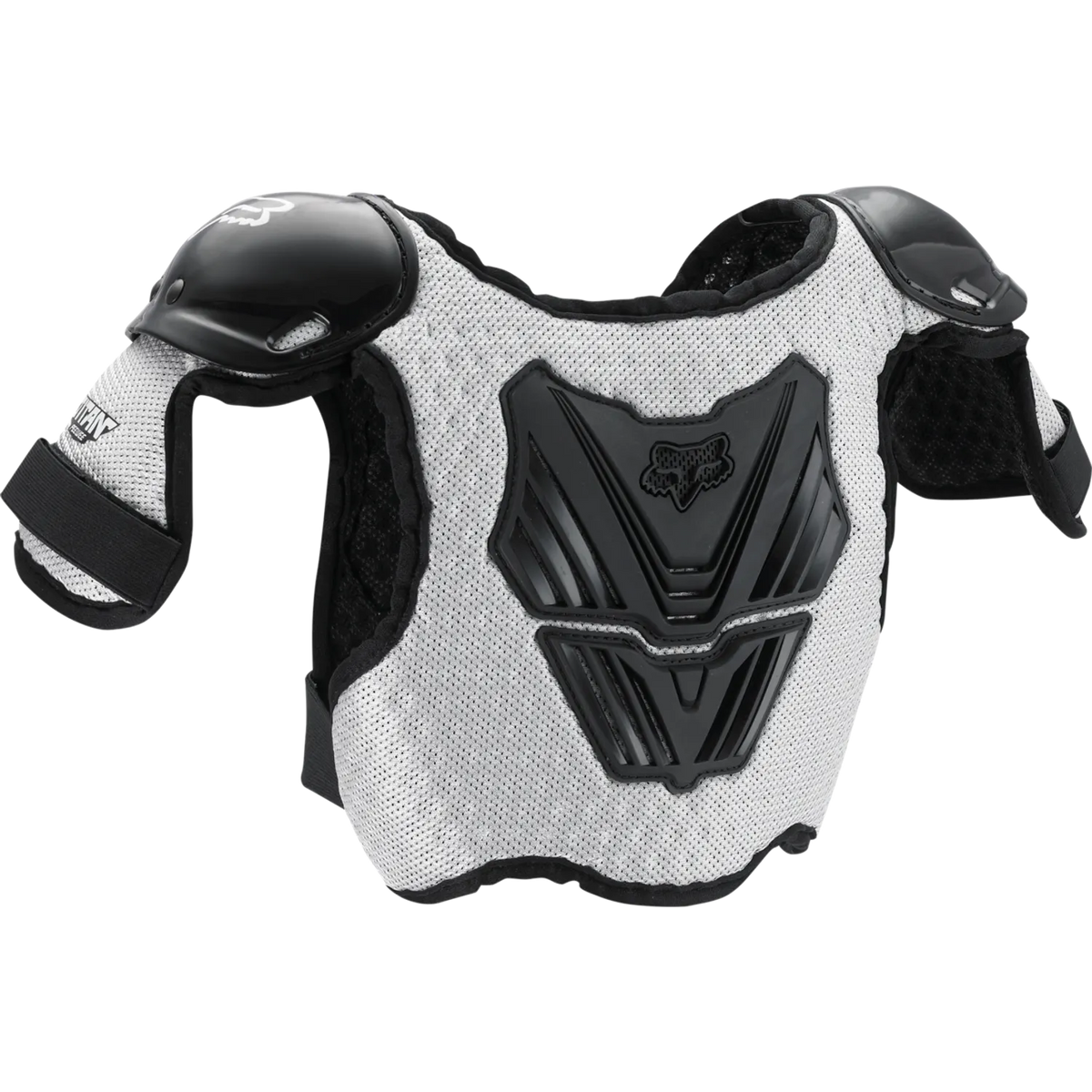 FOX PEEWEE TITAN ROOST Junior Brustpanzer Schwarz/Silber