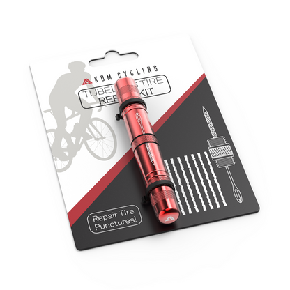 Reparaturkit KOM CYCLING Tubeless Rot