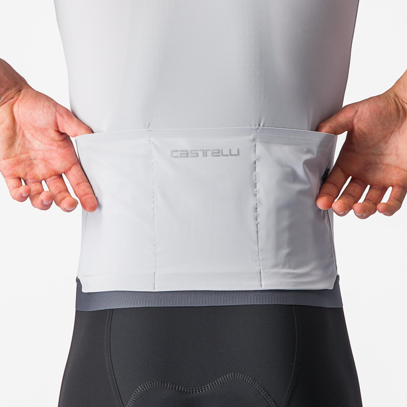 CASTELLI PREMIO Trikot Kurzarm Schwarz/Grau