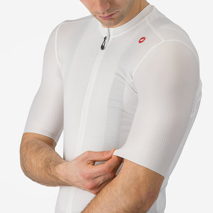 Trikot CASTELLI ESPRESSO Kurzarm Weiß
