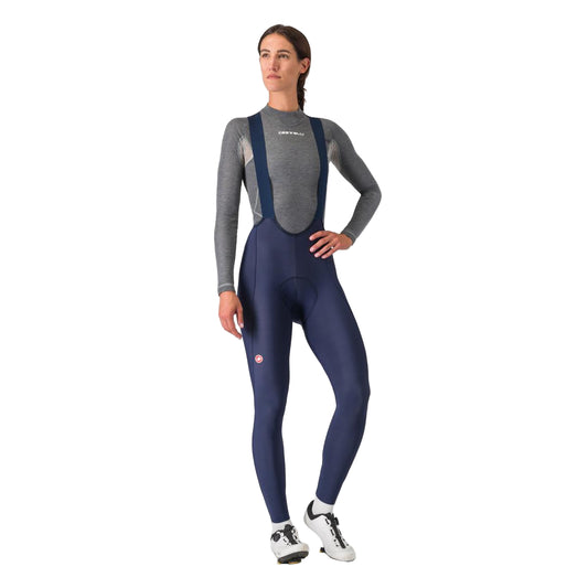 CASTELLI ESPRESSO W DT Damen Lange Trägerhose Blau