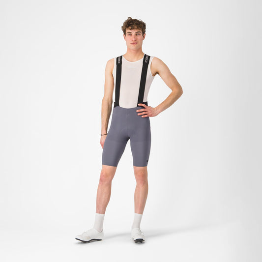 CASTELLI PREMIO EVO Kurze Trägerhose Grau