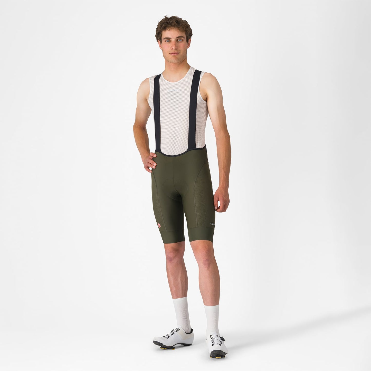 CASTELLI COMPETIZIONE 2 Kurze Bibshorts Khaki