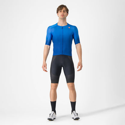 Trikot CASTELLI UPF Kurzarm Blau