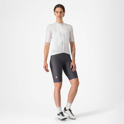 Trikot CASTELLI FANTASIA Damen Kurzarm Weiß