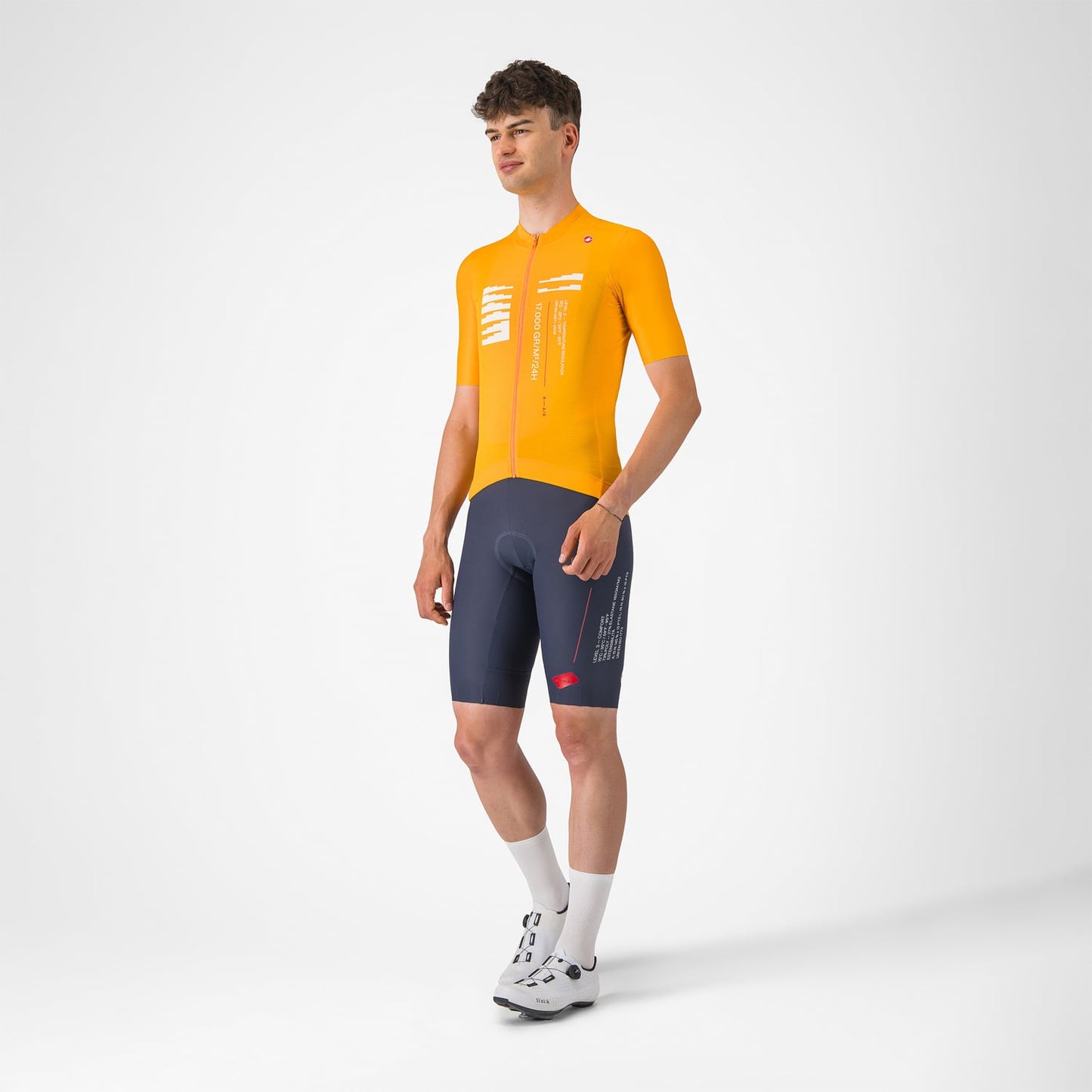 CASTELLI ESPRESSO R--A/D Trikot Kurzarm Orange