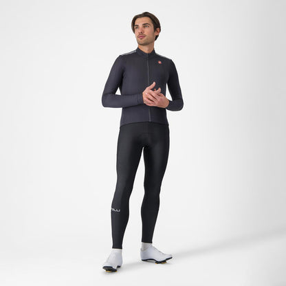 Langarm-Radtrikot CASTELLI PURO 4 Dark Gray