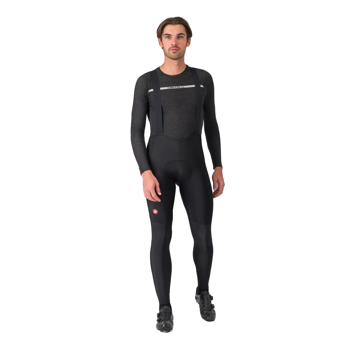CASTELLI COMPETIZIONE Lange Trägerhose Schwarz