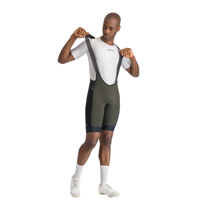 Kurze Trägerhose SPORTFUL SUPERGIARA 2 Khaki/Schwarz