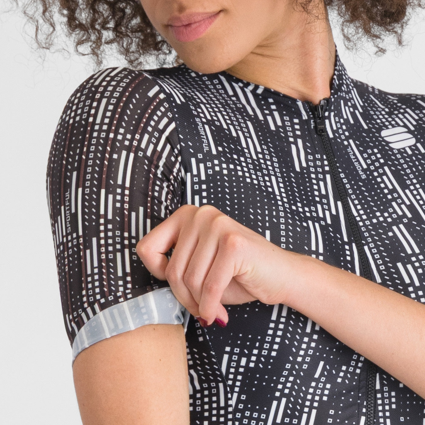 SPORTFUL G-SUIT Kurzärmliger Einteiler Damen Schwarz/Weiß