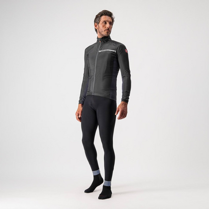 Jacke CASTELLI SQUADRA STRETCH Schwarz/Grau