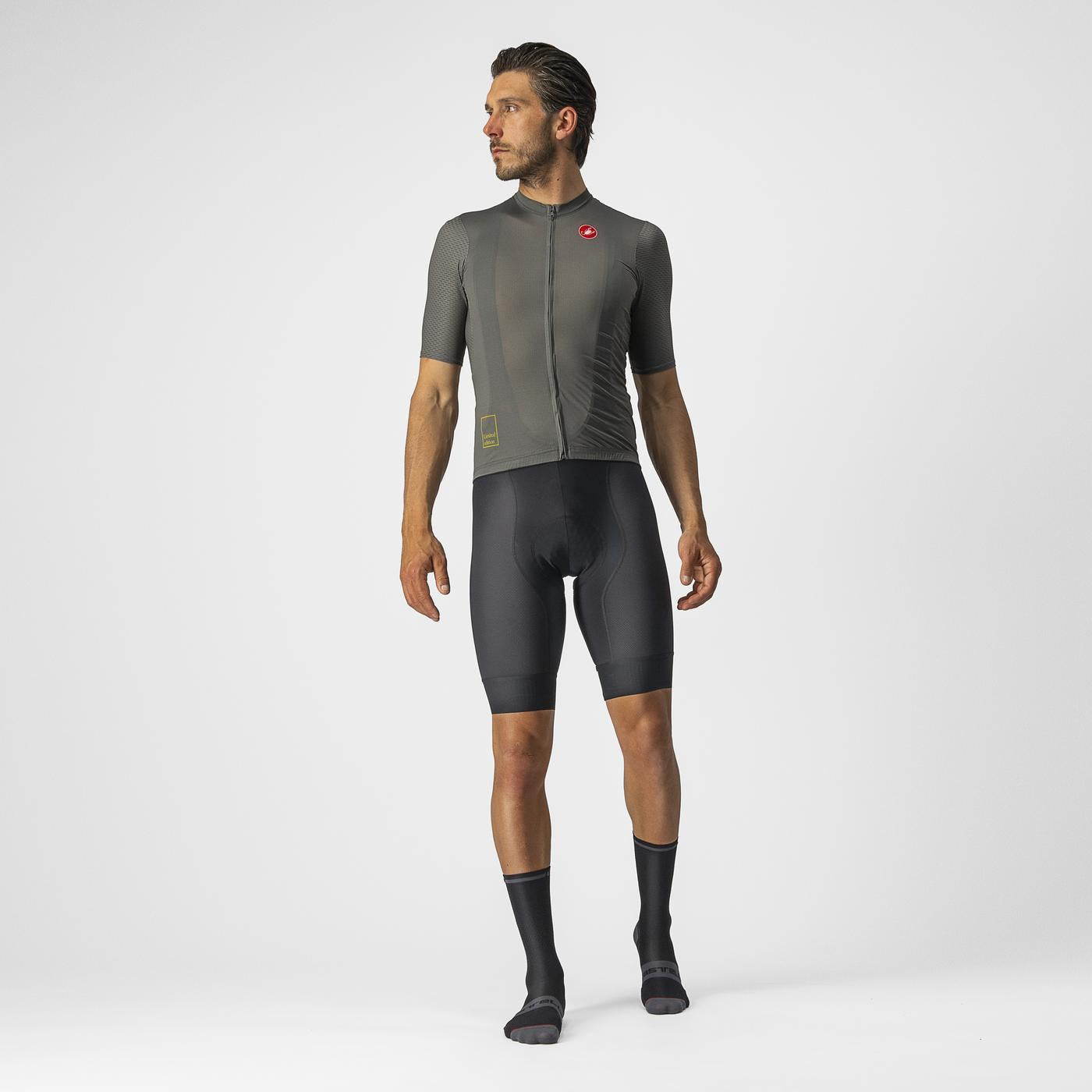 CASTELLI BREATHE ATTACK Trikot Kurzarm Grau/Grün