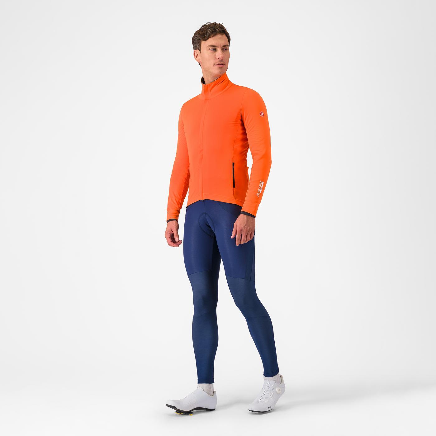 CASTELLI ALPHA 150 Jacke Orange/Schwarz