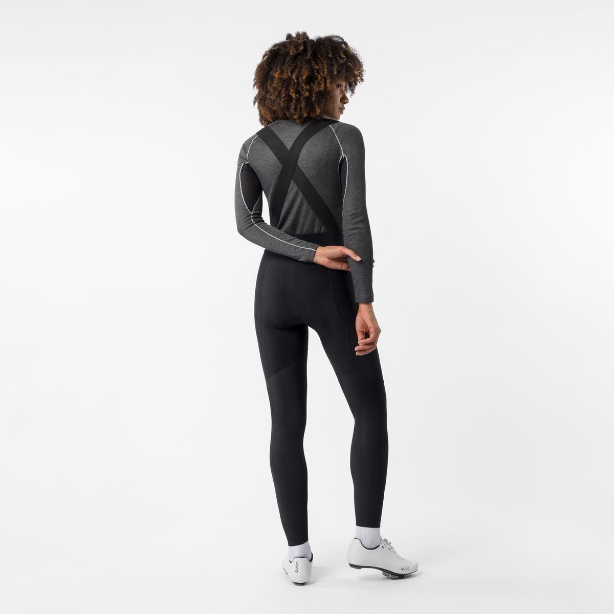 Lange Trägerhose CASTELLI COMPETIZIONE DT Damen Schwarz