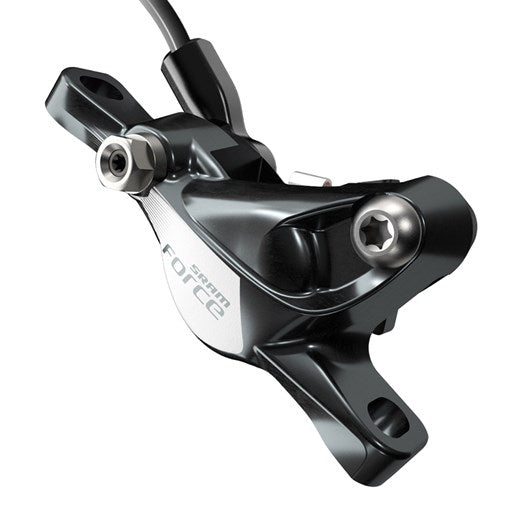 SRAM FORCE 22 Double Post Mount Vorderer Bremssattel ohne Scheibe und linker Hebel