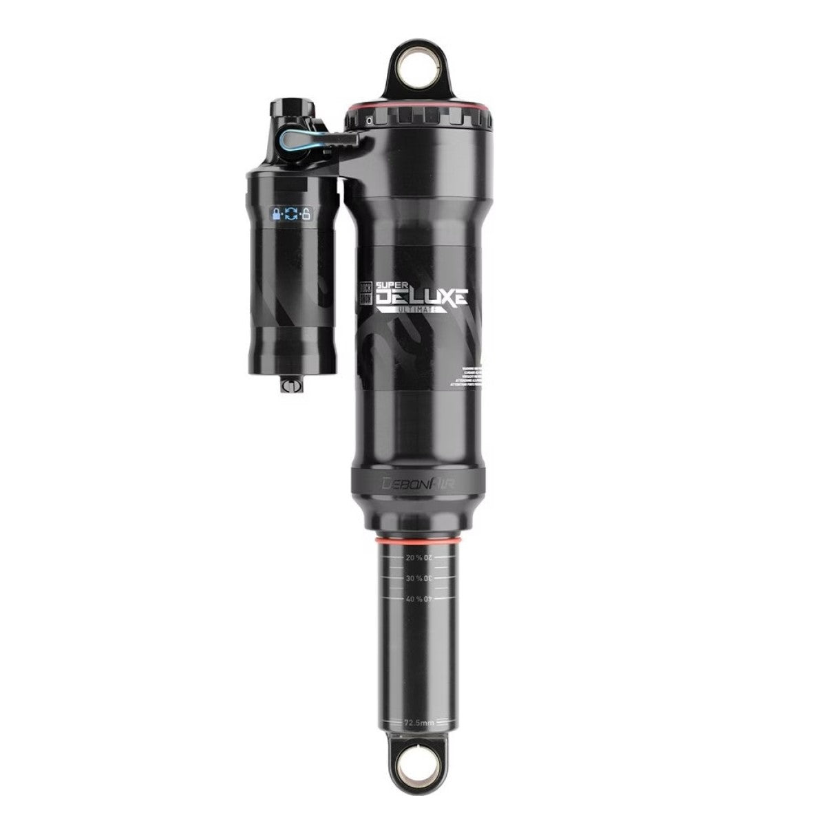 ROCKSHOX SUPER DELUXE ULTIMATE RCT DEBONAIR Low Reb/Mid Comp Stoßdämpfer (für Santa Cruz Megatower B2 2019+)