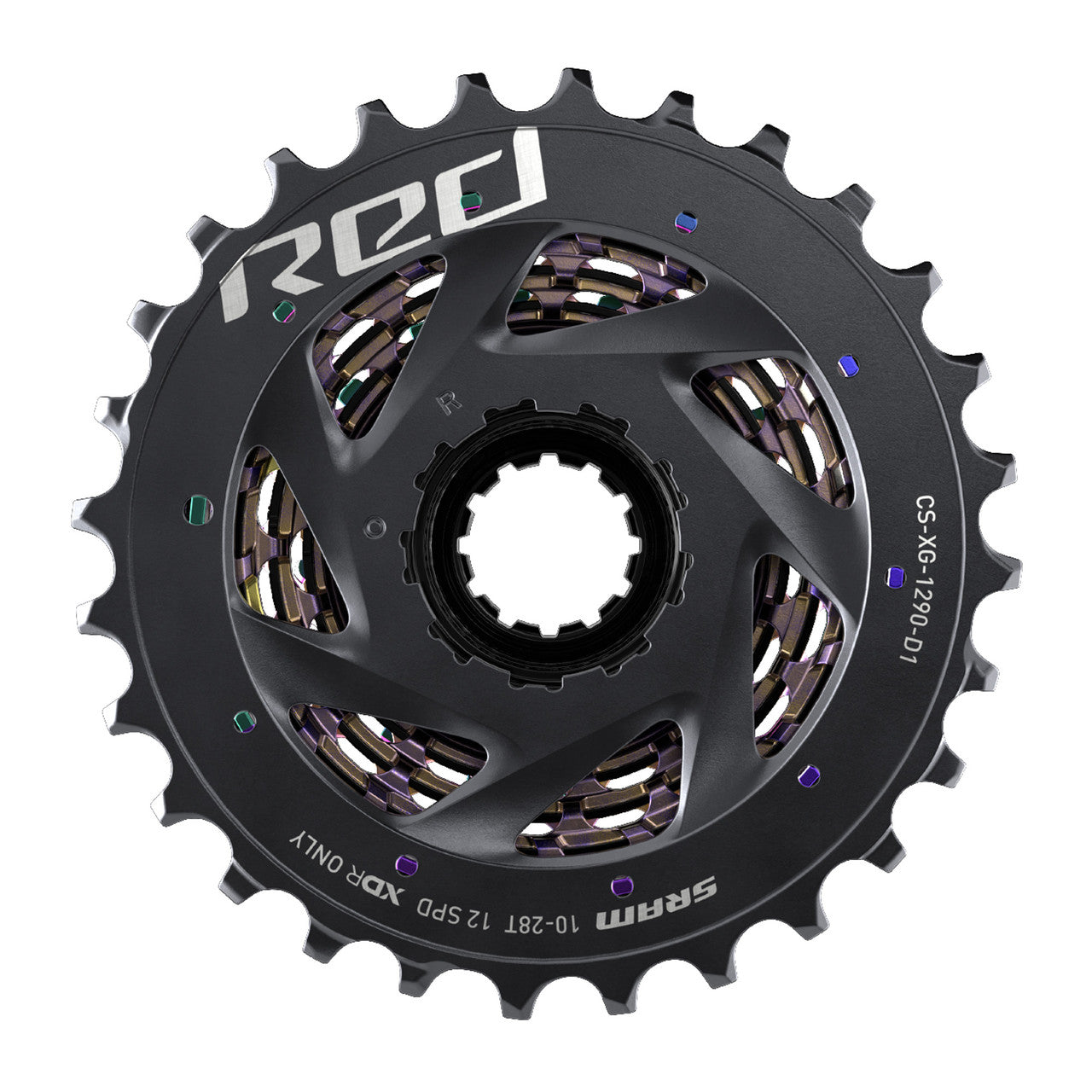 Kassette 12V SRAM RED XG-1290 D1 Rainbow