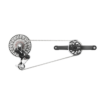 Gruppe SRAM XX EAGLE POWERMETER T-TYPE AXS Q174 DUB WIDE 32 Zähne 10/52 USB-C