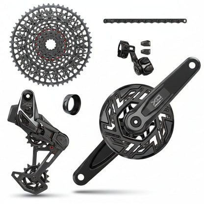 Gruppe SRAM X0 EAGLE E-MTB BROSE ISIS AXS T-TYPE 36 Zähne CLIP-ON 10/52
