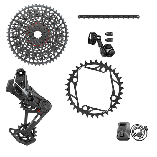 E-MTB Gruppe SRAM X0 104BCD AXS T-TYPE 36 Zähne 10/52 Ohne Kurbeln