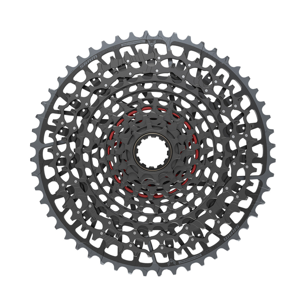 E-MTB Gruppe SRAM X0 104BCD AXS T-TYPE 36 Zähne 10/52 Ohne Kurbeln