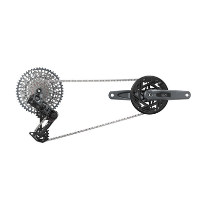 Gruppe SRAM GX EAGLE E-MTB BROSE ISIS AXS T-Type 36 Zähne Clip-On 10/52 USB-C