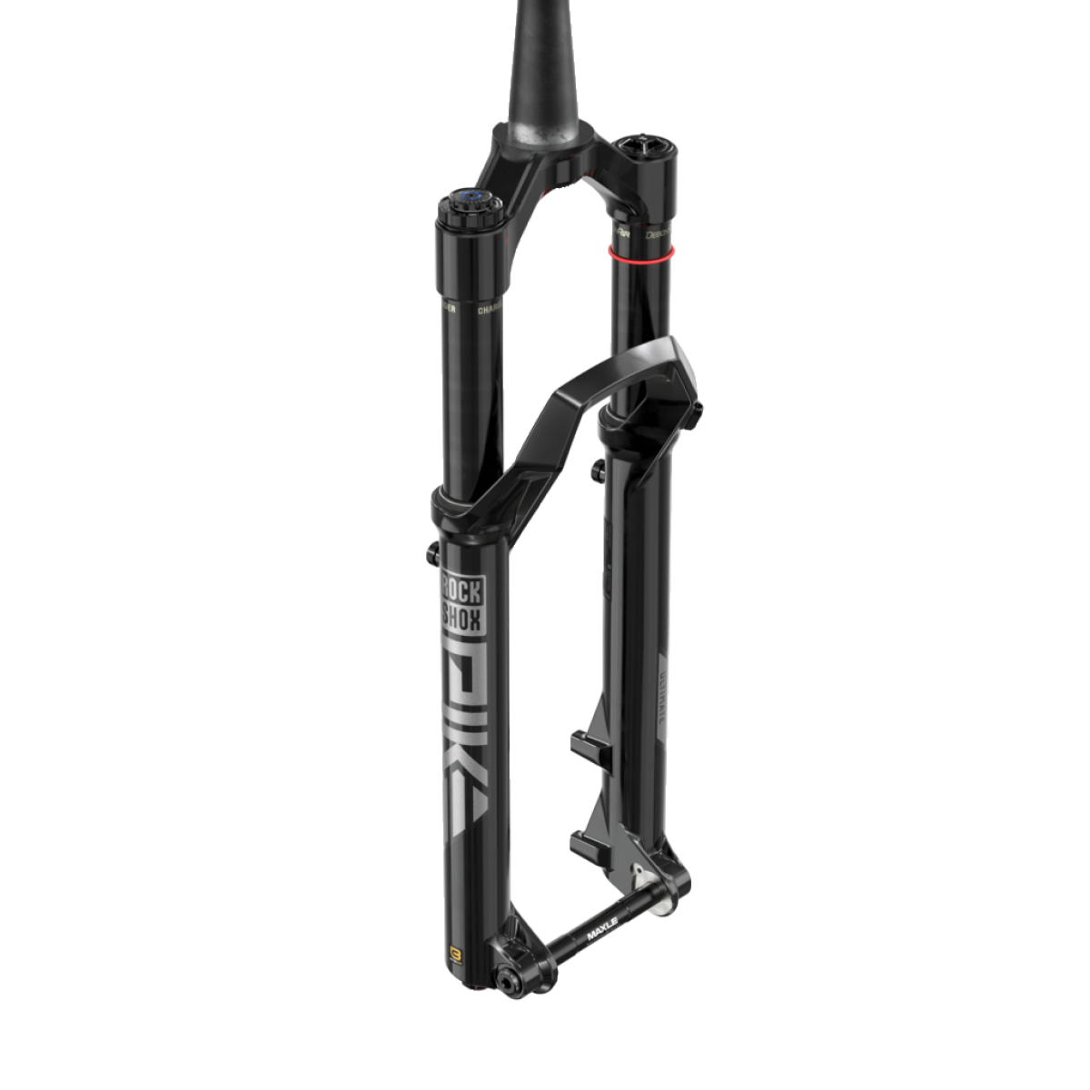 ROCKSHOX PIKE ULTIMATE CHARGER 3.1 RC2 27.5" DEBONAIR+ Conic Axis 15x110mm Boost Gabel Schwarz Brillant