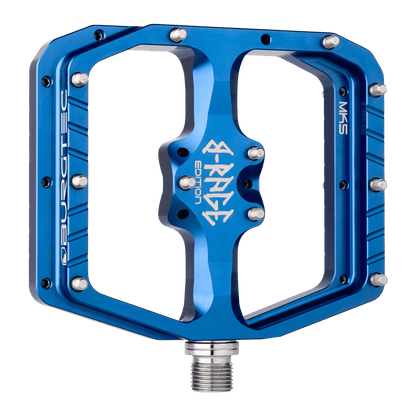Plattformpedale BURGTEC PENTHOUSE FLAT MK5 B-RAGE EDITION Blau