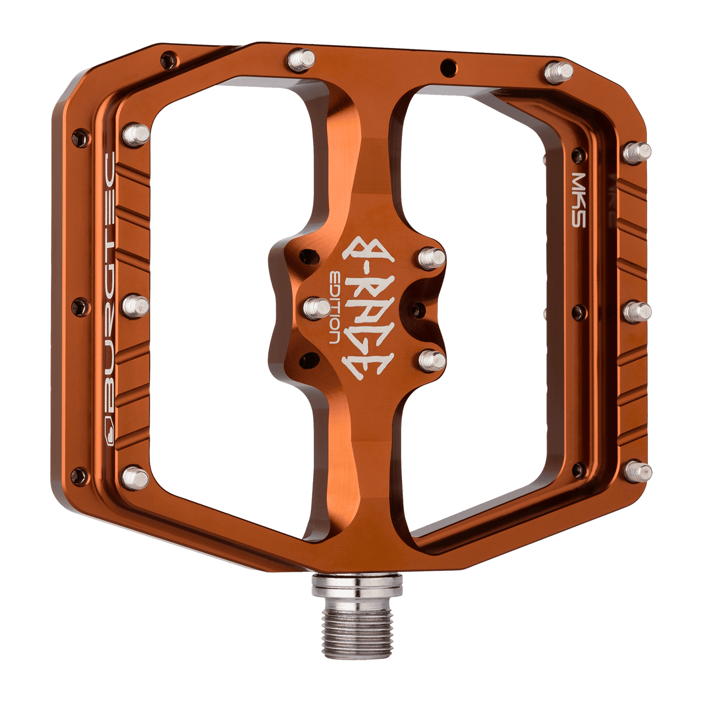 Pedale flach BURGTEC PENTHOUSE FLAT MK5 B-RAGE EDITION Kash Bronze