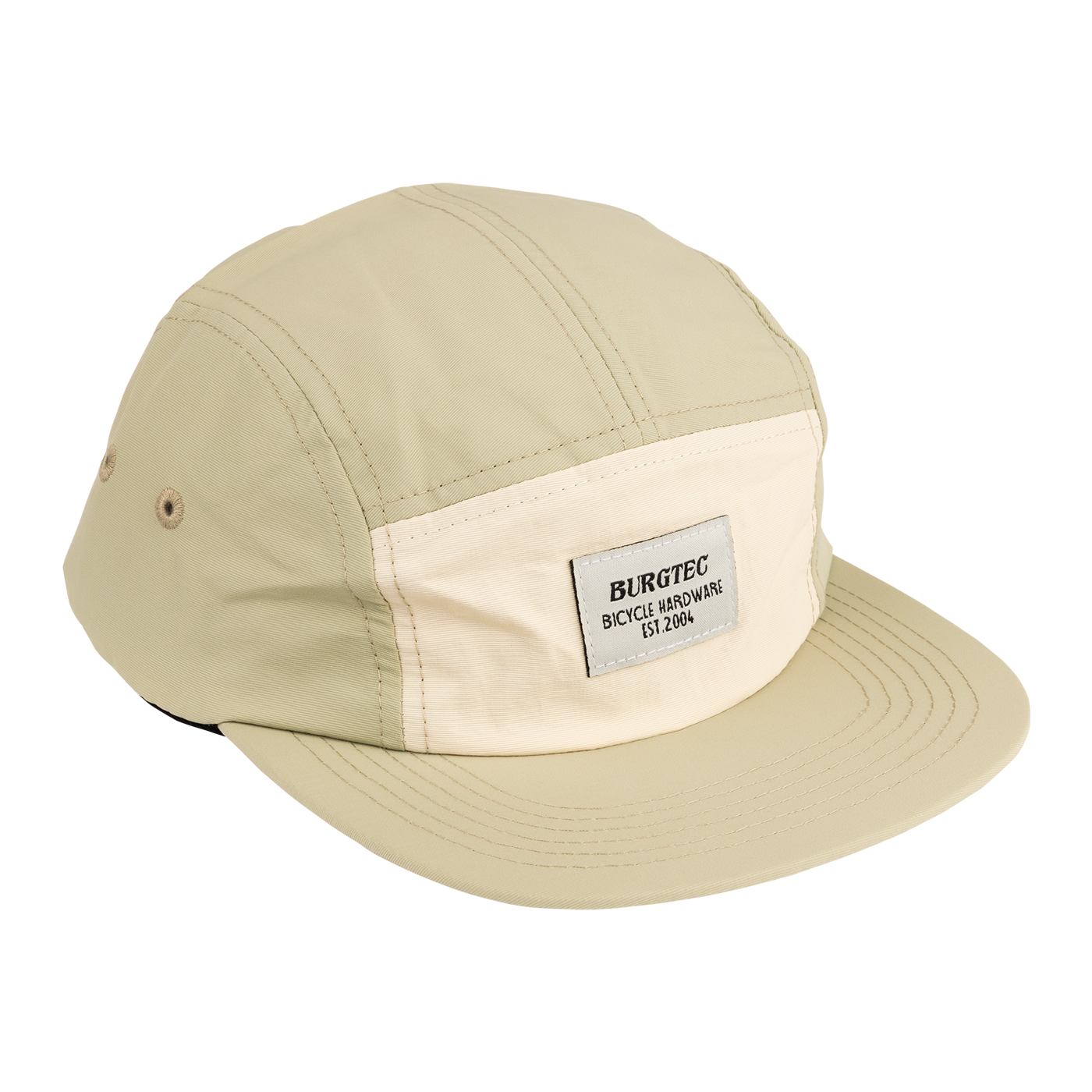 Mütze BURGTEC COURIER FIVE PANEL Creme Pistazie