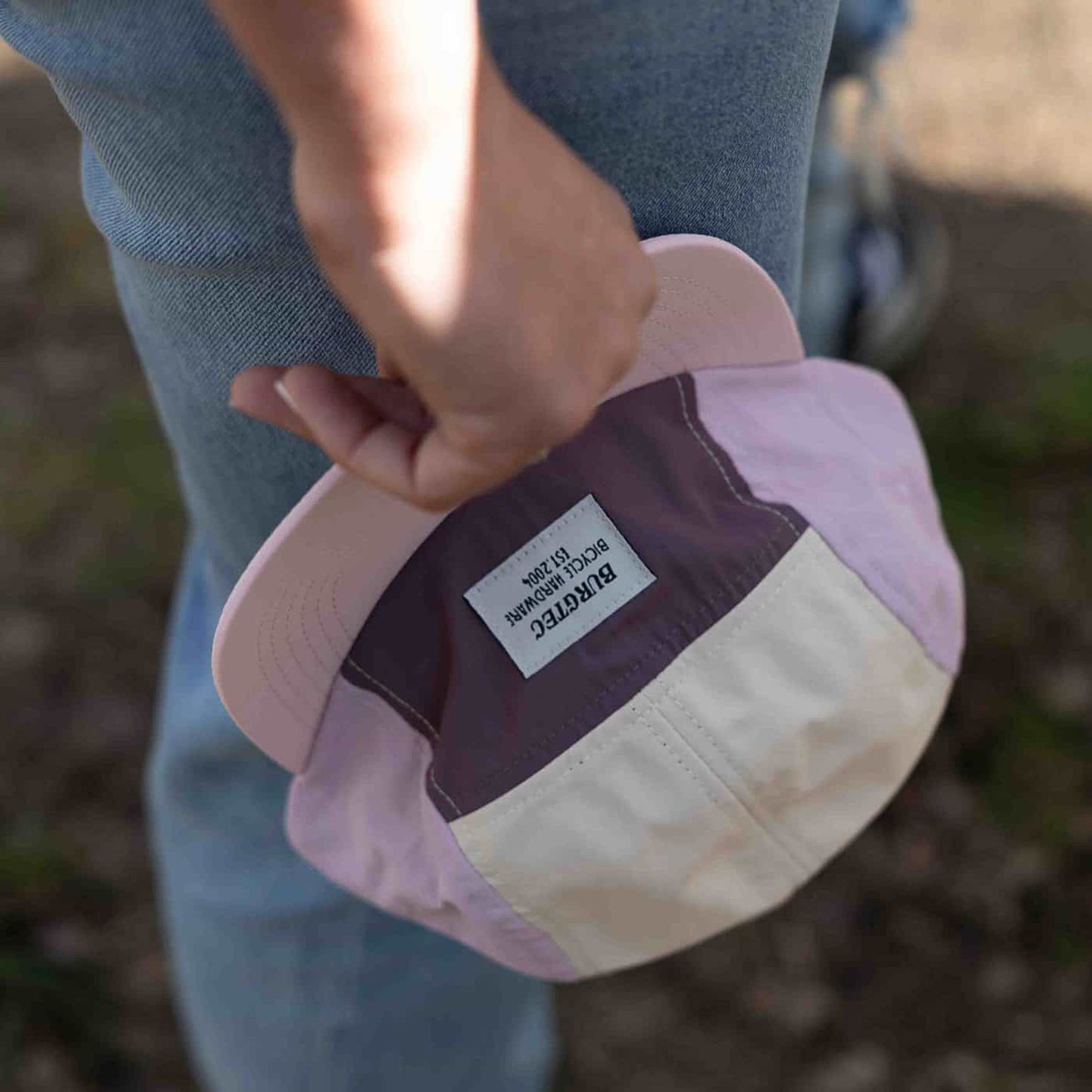 Mütze BURGTEC COURIER FIVE PANEL Limonade Pink