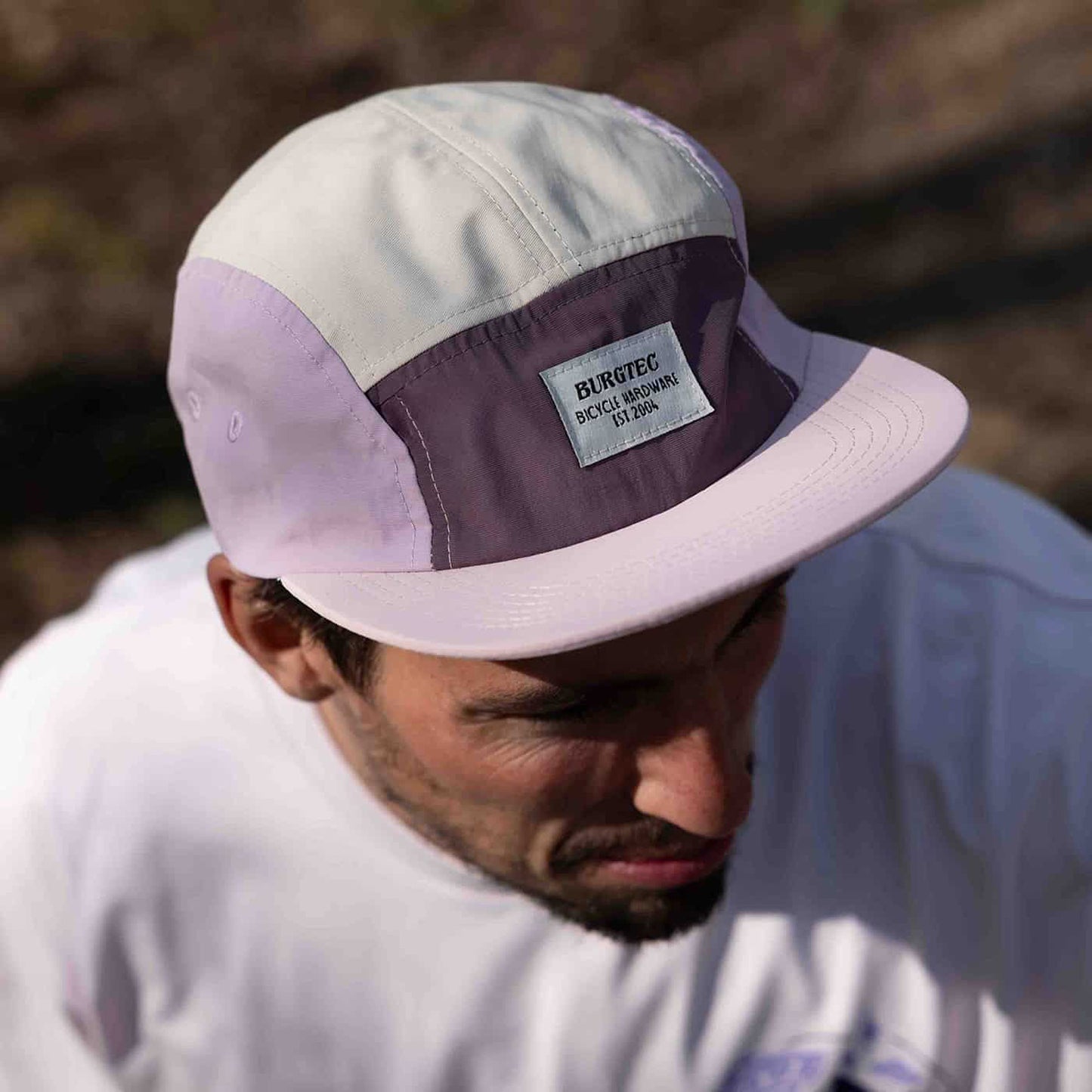 Mütze BURGTEC COURIER FIVE PANEL Limonade Pink