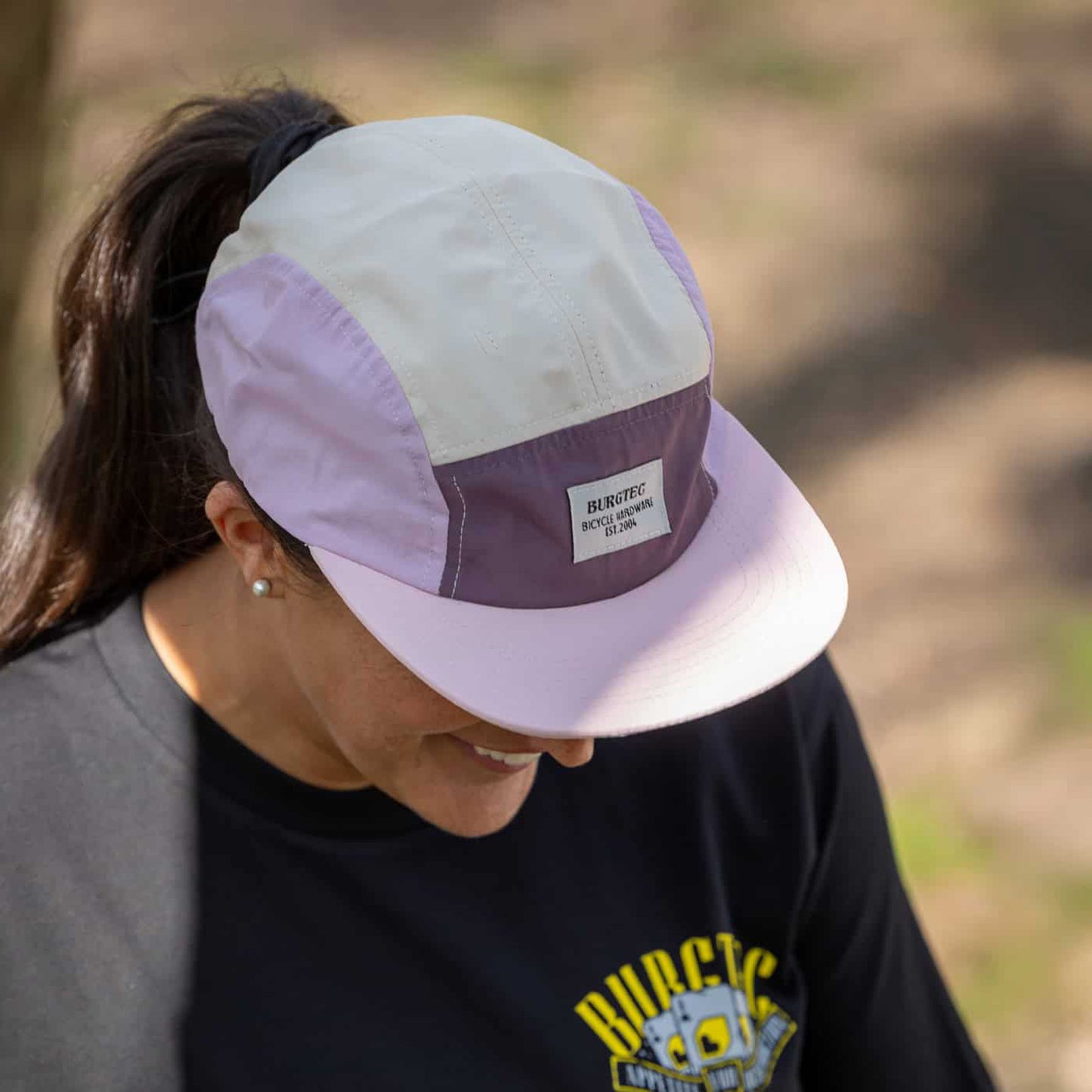 Mütze BURGTEC COURIER FIVE PANEL Limonade Pink