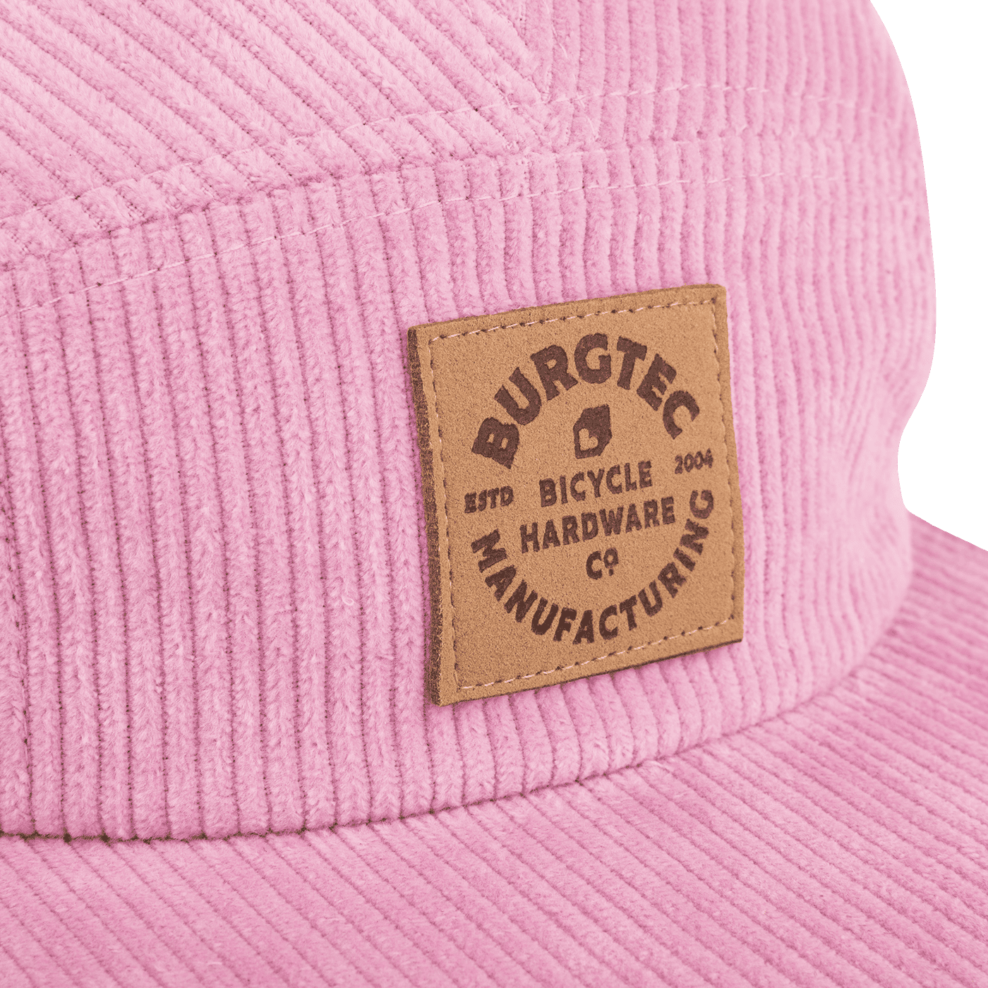 Mütze BURGTEC BANDIT CORDUROY FIVE PANEL Blassrosa