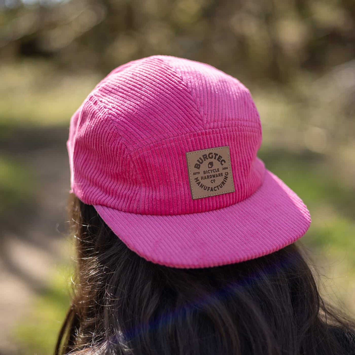 Mütze BURGTEC BANDIT CORDUROY FIVE PANEL Rosa Toxic Barbie